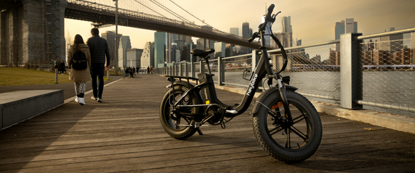 ebike by bridge image